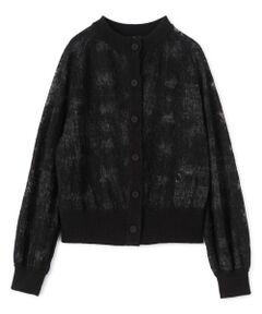 LANVIN COLLECTION / ランバン コレクション カットソー | ウールジャカード先染カーディガン