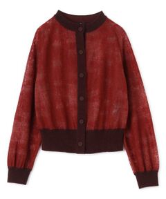 LANVIN COLLECTION / ランバン コレクション カットソー | ウールジャカード先染カーディガン