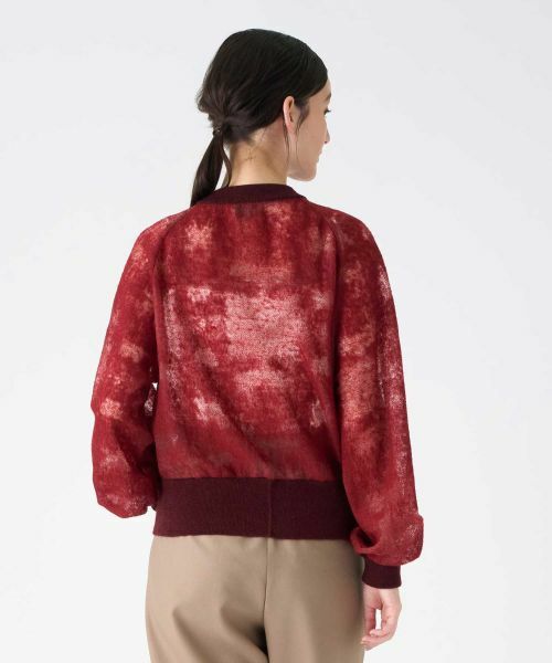 LANVIN COLLECTION / ランバン コレクション カットソー | ウールジャカード先染カーディガン | 詳細12