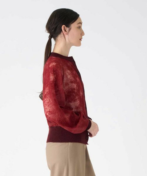 LANVIN COLLECTION / ランバン コレクション カットソー | ウールジャカード先染カーディガン | 詳細13