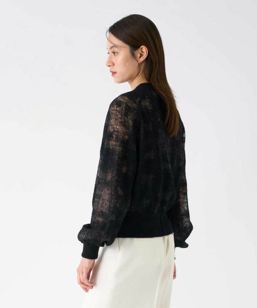 LANVIN COLLECTION / ランバン コレクション カットソー | ウールジャカード先染カーディガン | 詳細15