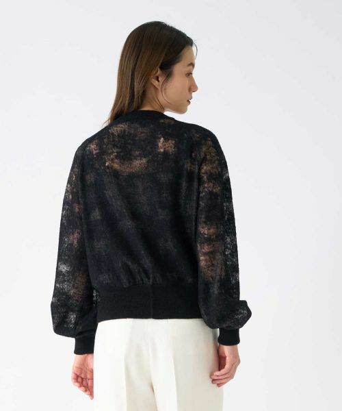 LANVIN COLLECTION / ランバン コレクション カットソー | ウールジャカード先染カーディガン | 詳細16