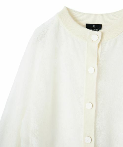 LANVIN COLLECTION / ランバン コレクション カットソー | ウールジャカード先染カーディガン | 詳細2