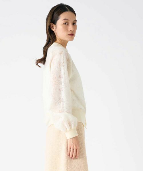 LANVIN COLLECTION / ランバン コレクション カットソー | ウールジャカード先染カーディガン | 詳細8