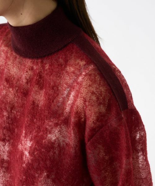 LANVIN COLLECTION / ランバン コレクション カットソー | ウールジャカード先染カットソー | 詳細12