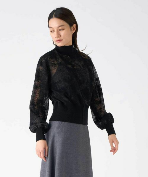 LANVIN COLLECTION / ランバン コレクション カットソー | ウールジャカード先染カットソー | 詳細17