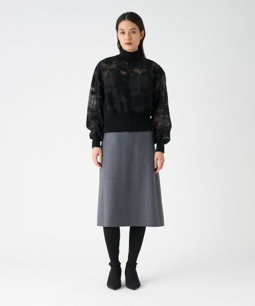 LANVIN COLLECTION / ランバン コレクション カットソー | ウールジャカード先染カットソー | 詳細19