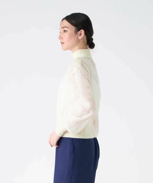 LANVIN COLLECTION / ランバン コレクション カットソー | ウールジャカード先染カットソー | 詳細2