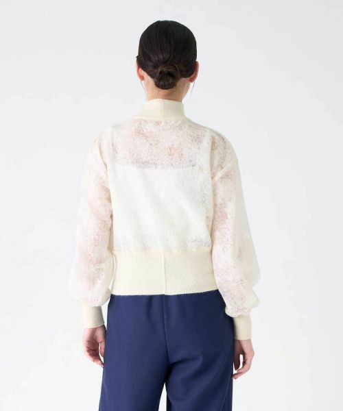 LANVIN COLLECTION / ランバン コレクション カットソー | ウールジャカード先染カットソー | 詳細3