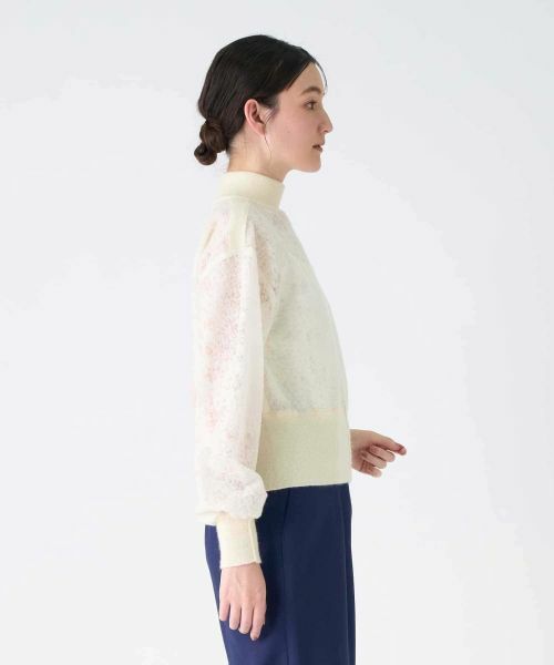 LANVIN COLLECTION / ランバン コレクション カットソー | ウールジャカード先染カットソー | 詳細4