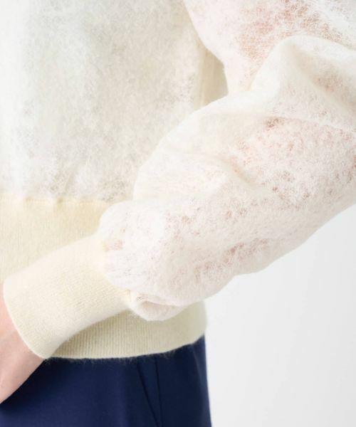 LANVIN COLLECTION / ランバン コレクション カットソー | ウールジャカード先染カットソー | 詳細5