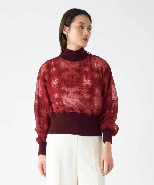 LANVIN COLLECTION / ランバン コレクション カットソー | ウールジャカード先染カットソー | 詳細7