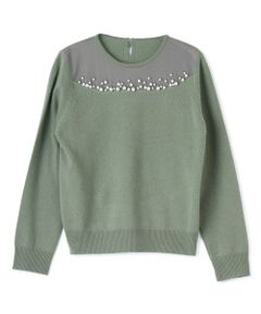 あ*す様 ランバンコレクション☆ ノースリーブニット☆ぶラック&ベージュ LANVIN COLLECTION / ランバン コレクション ニット・セーター