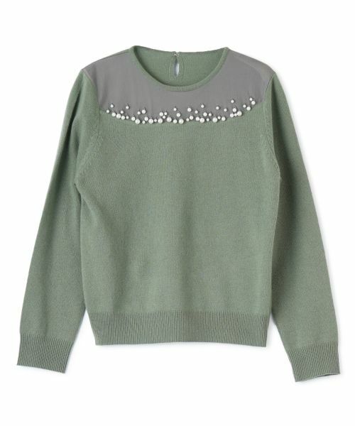 LANVIN COLLECTION / ランバン コレクション ニット・セーター | アンゴラ混ニット（ダークグリーン）