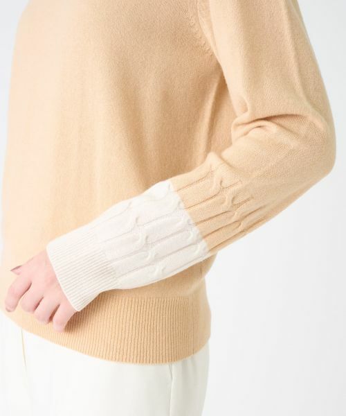 LANVIN COLLECTION / ランバン コレクション ニット・セーター | カシミヤ ケーブルデザインニット | 詳細10
