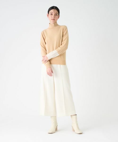 LANVIN COLLECTION / ランバン コレクション ニット・セーター | カシミヤ ケーブルデザインニット | 詳細11