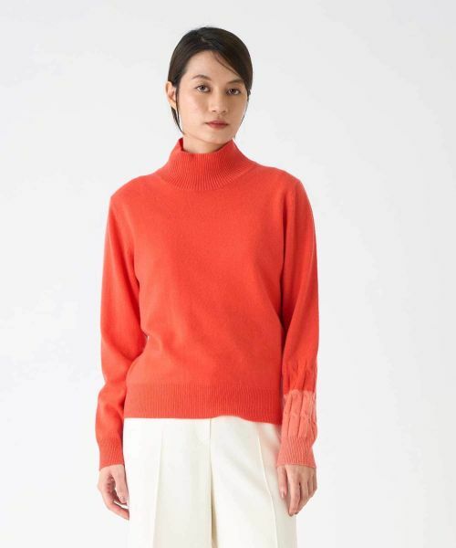 LANVIN COLLECTION / ランバン コレクション ニット・セーター | カシミヤ ケーブルデザインニット | 詳細12