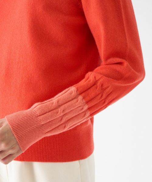 LANVIN COLLECTION / ランバン コレクション ニット・セーター | カシミヤ ケーブルデザインニット | 詳細16