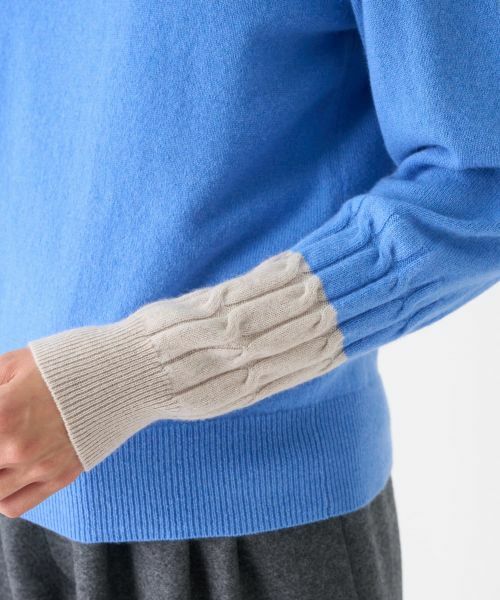 LANVIN COLLECTION / ランバン コレクション ニット・セーター | カシミヤ ケーブルデザインニット | 詳細22