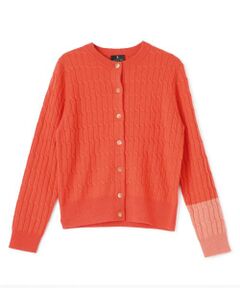 LANVIN COLLECTION / ランバン コレクション ニット・セーター | カシミヤ ケーブル編みニットカーディガン