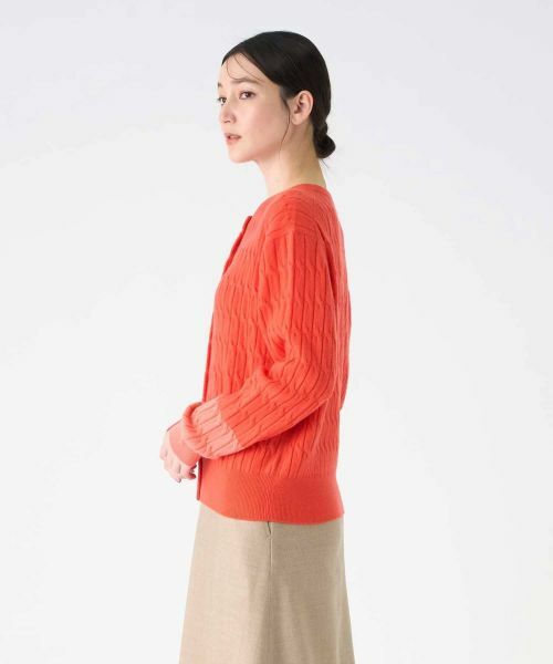 LANVIN COLLECTION / ランバン コレクション ニット・セーター | カシミヤ ケーブル編みニットカーディガン | 詳細14