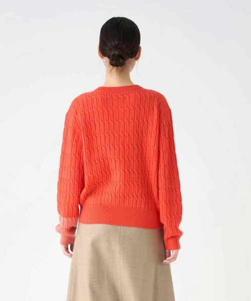 LANVIN COLLECTION / ランバン コレクション ニット・セーター | カシミヤ ケーブル編みニットカーディガン | 詳細15