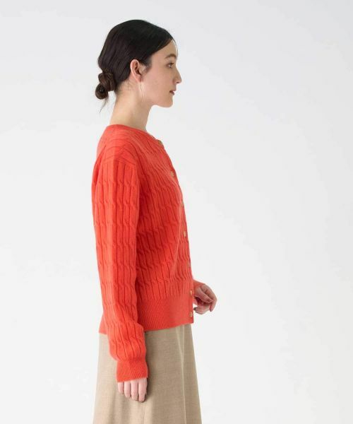 LANVIN COLLECTION / ランバン コレクション ニット・セーター | カシミヤ ケーブル編みニットカーディガン | 詳細16