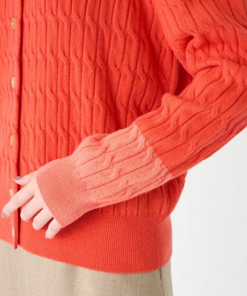 LANVIN COLLECTION / ランバン コレクション ニット・セーター | カシミヤ ケーブル編みニットカーディガン | 詳細17