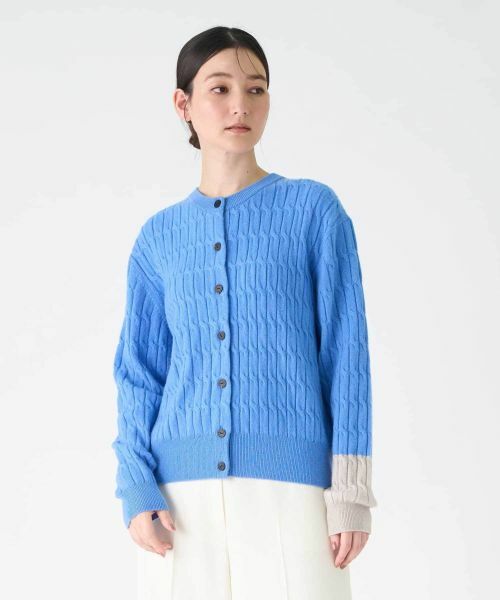 LANVIN COLLECTION / ランバン コレクション ニット・セーター | カシミヤ ケーブル編みニットカーディガン | 詳細19