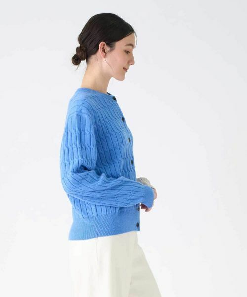 LANVIN COLLECTION / ランバン コレクション ニット・セーター | カシミヤ ケーブル編みニットカーディガン | 詳細20