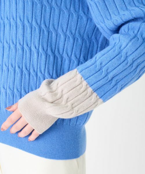 LANVIN COLLECTION / ランバン コレクション ニット・セーター | カシミヤ ケーブル編みニットカーディガン | 詳細21