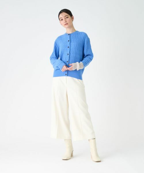 LANVIN COLLECTION / ランバン コレクション ニット・セーター | カシミヤ ケーブル編みニットカーディガン | 詳細22