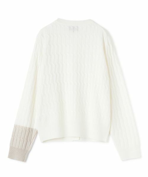 LANVIN COLLECTION / ランバン コレクション ニット・セーター | カシミヤ ケーブル編みニットカーディガン | 詳細23