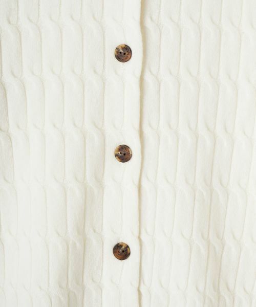 LANVIN COLLECTION / ランバン コレクション ニット・セーター | カシミヤ ケーブル編みニットカーディガン | 詳細25