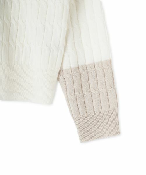 LANVIN COLLECTION / ランバン コレクション ニット・セーター | カシミヤ ケーブル編みニットカーディガン | 詳細26