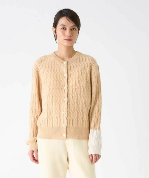 LANVIN COLLECTION / ランバン コレクション ニット・セーター | カシミヤ ケーブル編みニットカーディガン | 詳細7