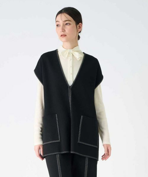 LANVIN COLLECTION / ランバン コレクション ニット・セーター | ミラノリブベスト | 詳細1