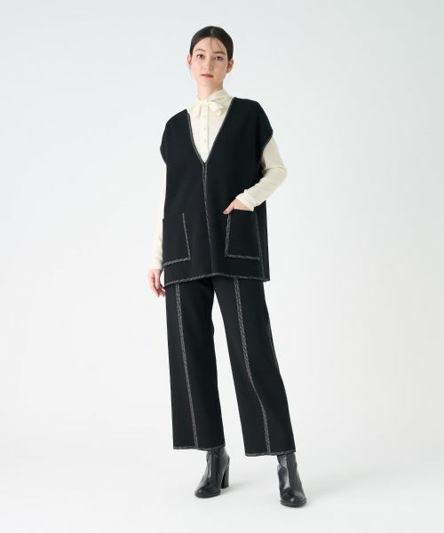 LANVIN COLLECTION / ランバン コレクション ニット・セーター | ミラノリブベスト | 詳細7