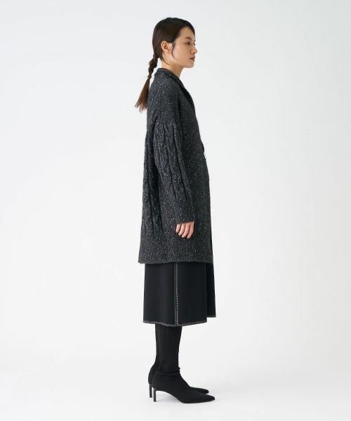 LANVIN COLLECTION / ランバン コレクション ニット・セーター | ケーブルニットカーディガン | 詳細10