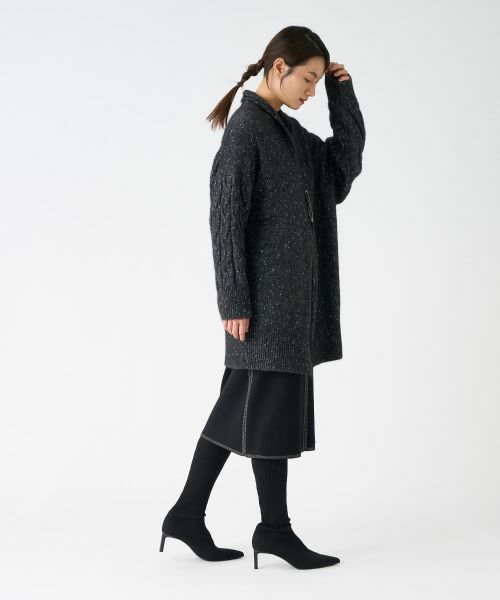 LANVIN COLLECTION / ランバン コレクション ニット・セーター | ケーブルニットカーディガン | 詳細11