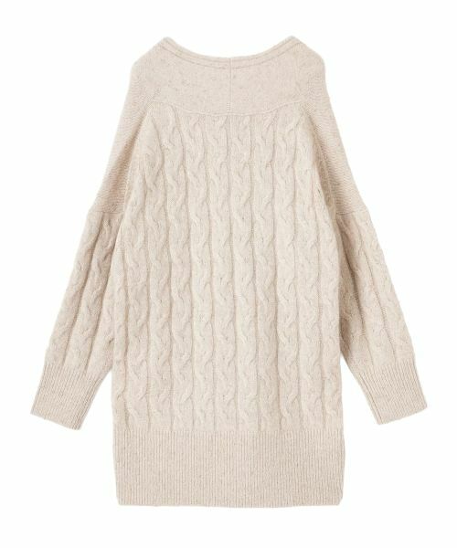 LANVIN COLLECTION / ランバン コレクション ニット・セーター | ケーブルニットカーディガン | 詳細14