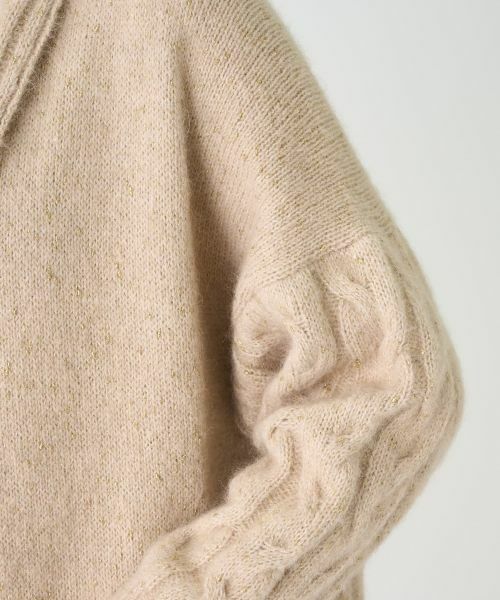 LANVIN COLLECTION / ランバン コレクション ニット・セーター | ケーブルニットカーディガン | 詳細5