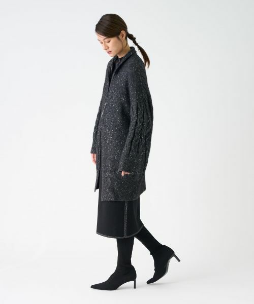 LANVIN COLLECTION / ランバン コレクション ニット・セーター | ケーブルニットカーディガン | 詳細8