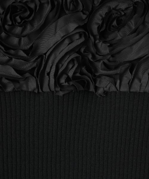 LANVIN COLLECTION / ランバン コレクション ニット・セーター | メリノウール チュールドッキングニット | 詳細3