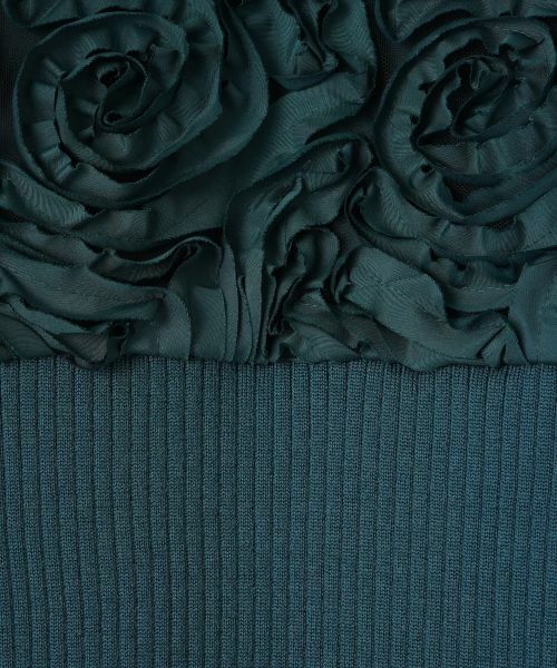 LANVIN COLLECTION / ランバン コレクション ニット・セーター | メリノウール チュールドッキングニット | 詳細5