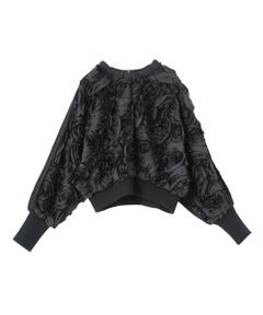 LANVIN COLLECTION / ランバン コレクション ニット・セーター | メリノウール チュールドッキングカーディガン