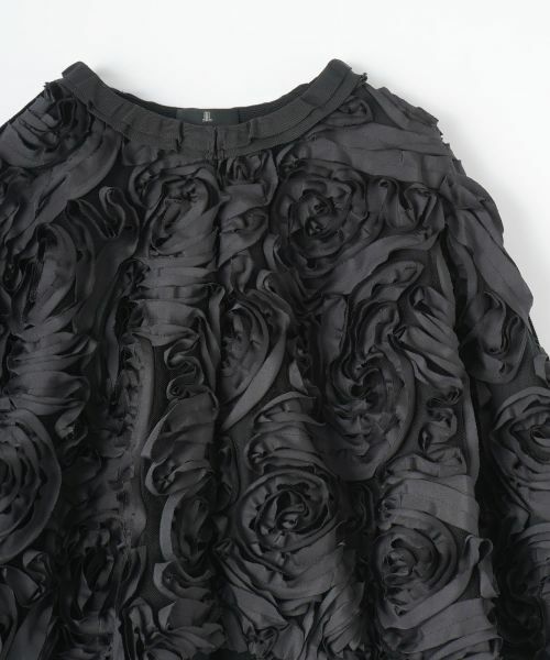 LANVIN COLLECTION / ランバン コレクション ニット・セーター | メリノウール チュールドッキングカーディガン | 詳細2