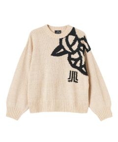 LANVIN COLLECTION / ランバン コレクション ニット・セーター | 5ゲージ インターシャニット