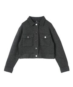 LANVIN COLLECTION / ランバン コレクション テーラードジャケット | 7ゲージ・天竺ニットジャケット