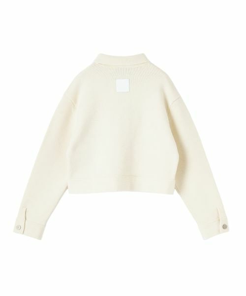 LANVIN COLLECTION / ランバン コレクション テーラードジャケット | 7ゲージ・天竺ニットジャケット | 詳細11